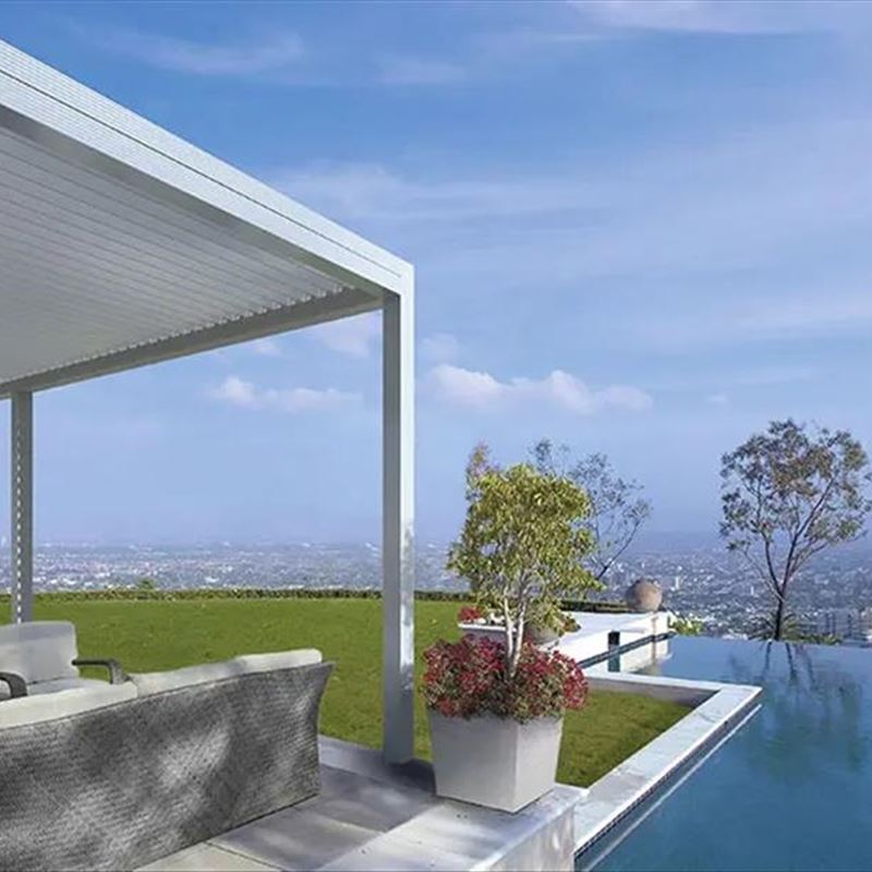 Twist - pergola bioclimatica con lame orientabili : Pergotende e Pergole