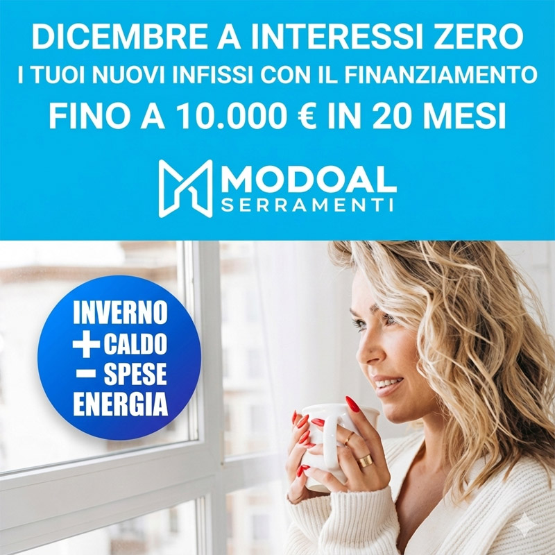 Promozione infissi interessi zero